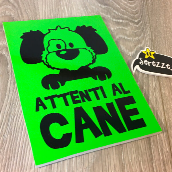 02-attenti_al_cane_VERDE3_quadretto_adesivo_serezze