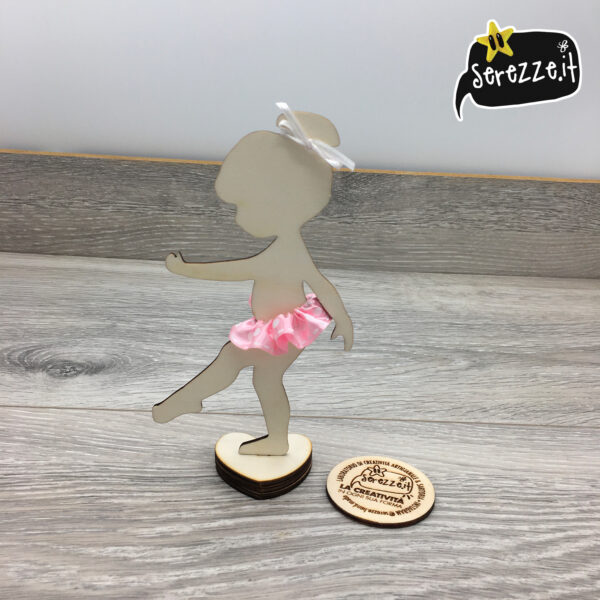 01_BALLERINA_rosa_primiPASSI_laser_serezze topper cake