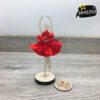 01_BALLERINA_rosso_nastrini_laser_serezze topper cake