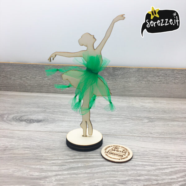 01_BALLERINA_verde_nodini_nastrini_laser_serezze topper cake
