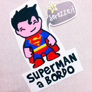 01_BEBEaBORDO_superman_adesivo_serezze bebè a bordo