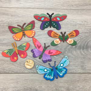 farfalle colorate