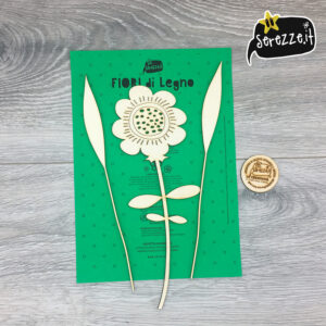 fiori in legno