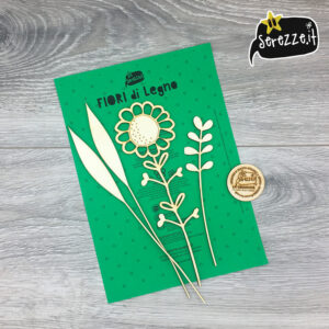 fiori in legno