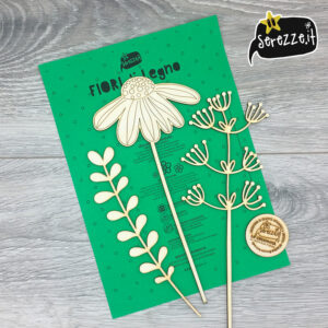 fiori in legno