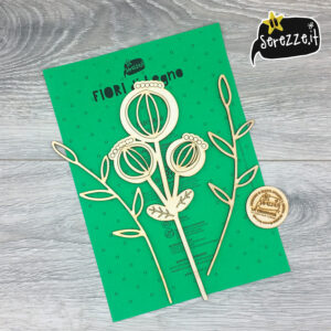fiori in legno