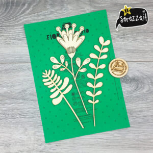 fiori in legno