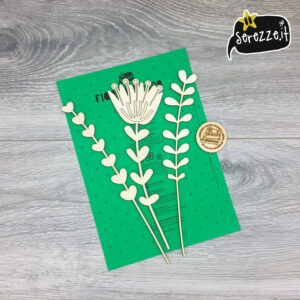 fiori in legno