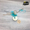 02_BALLERINA_azzurra_ORO_nastrini_laser_serezze topper cake
