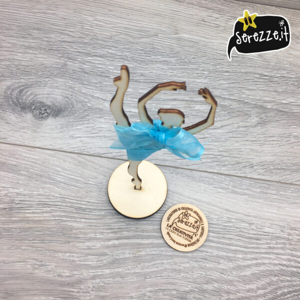 02_BALLERINA_azzurra_fiocco_nastrini_laser_serezze topper cake