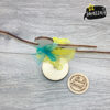 02_BALLERINA_giallo_azzurro_nastrini_laser_serezze topper cake
