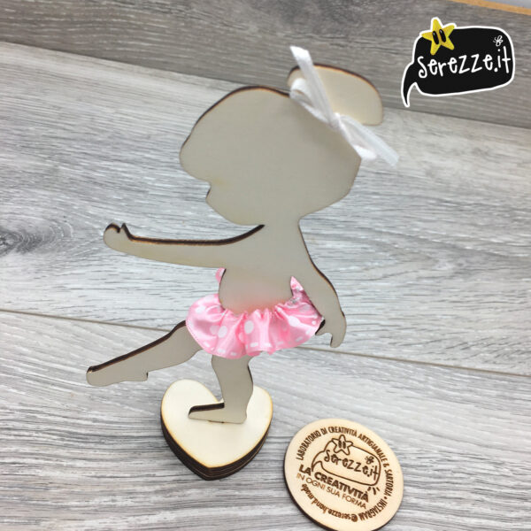 02_BALLERINA_rosa_primiPASSI_laser_serezze topper cake