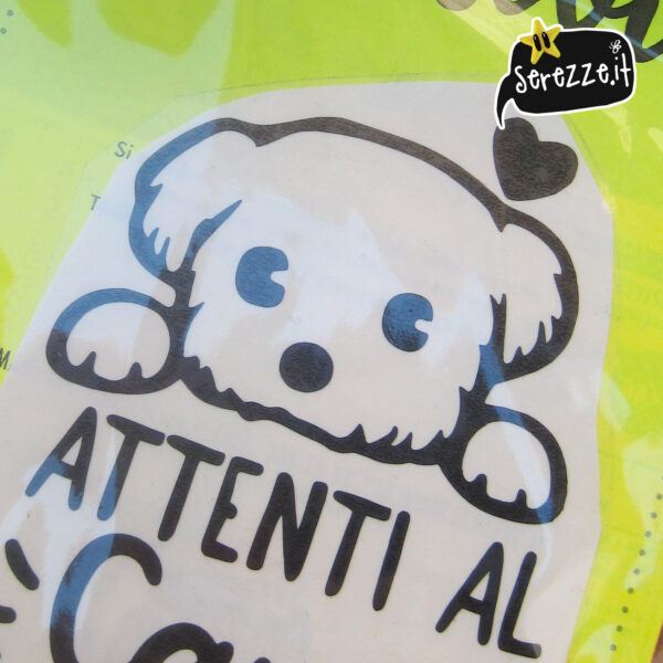 02_CANEaBORDO_MINI_cane_adesivo_serezze adesivo a bordo