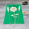 fiori in legno