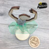 03_BALLERINA_verde_argento_nastrini_laser_serezze topper cake