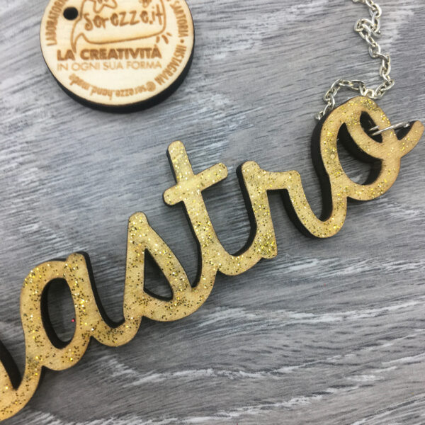 collana in legno