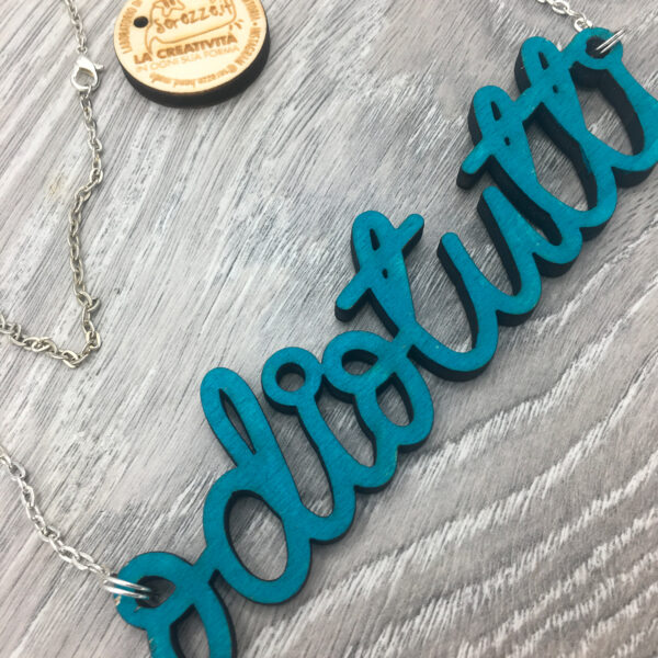 collana in legno