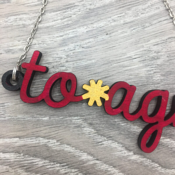 collana in legno