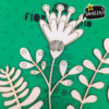 fiori in legno