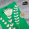 fiori in legno