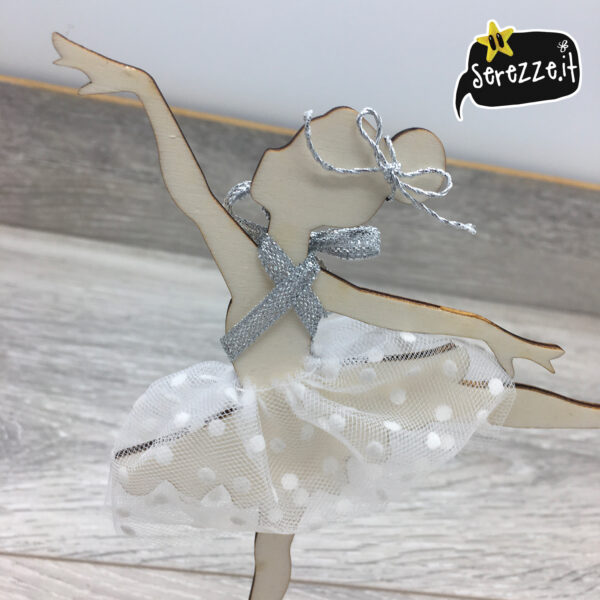 04_BALLERINA_bianco_adolescenti_pois_laser_serezze topper cake