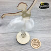 04_BALLERINA_bianco_oro_nastrini_laser_serezze topper cake