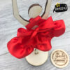 04_BALLERINA_rosso_nastrini_laser_serezze topper cake