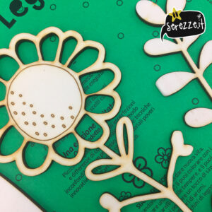 fiori in legno
