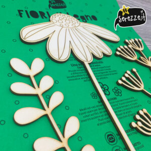 fiori in legno
