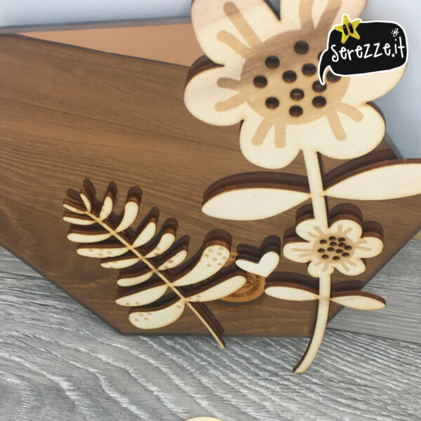 specchio fiori