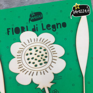 fiori in legno