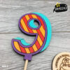 09_NUMERI_nove_laser_serezze topper cake