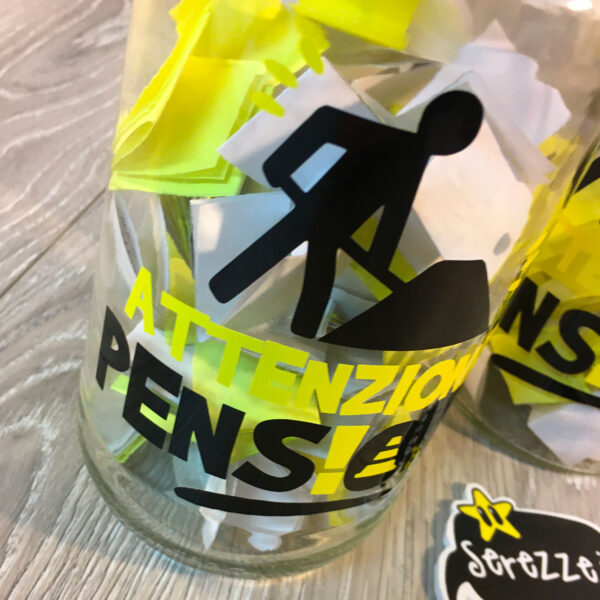 barattolo bigliettini